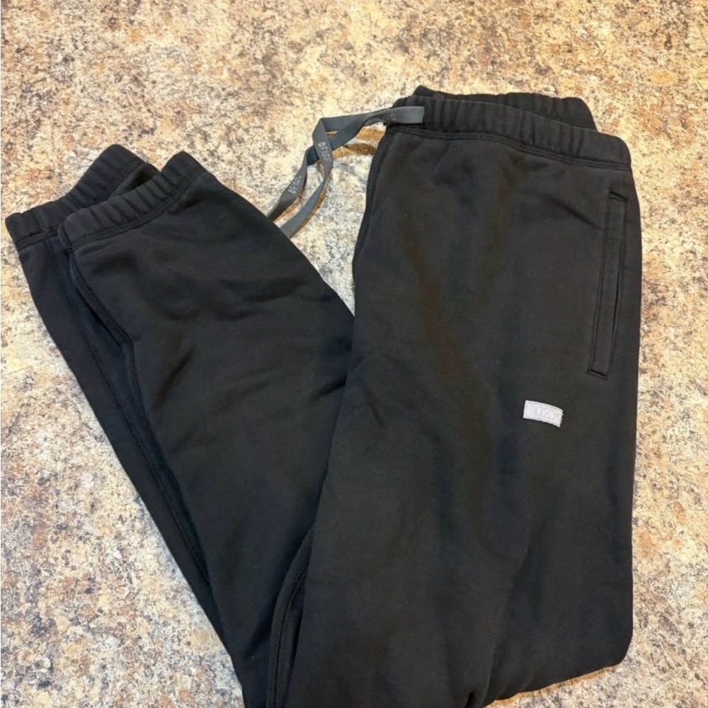 Figs Black Jogger Sweatpants